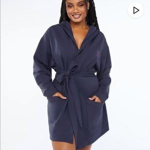 Savage x Fenty Forever Savage Short Robe in purple